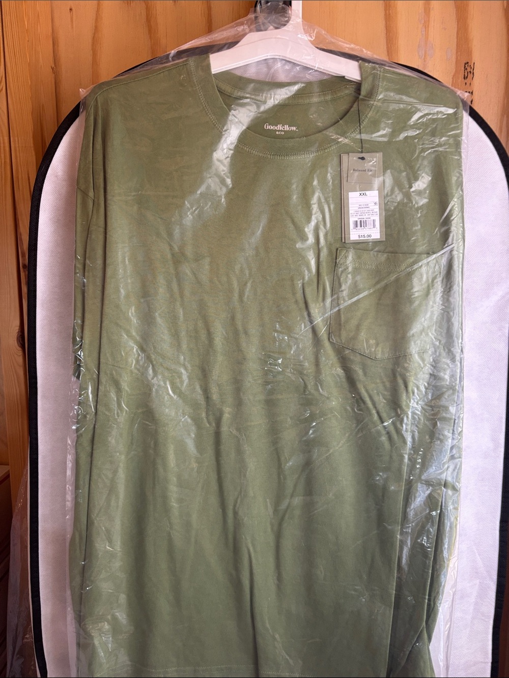 Goodfellow & Co Olive Green Short Sleeve Pocket Tee